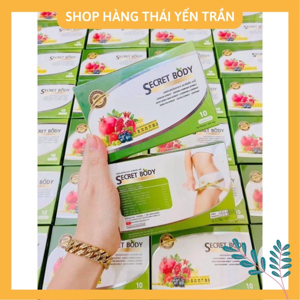 Viên hỗ trợ giảm cân Secret Body thiên nhiên Thái Lan