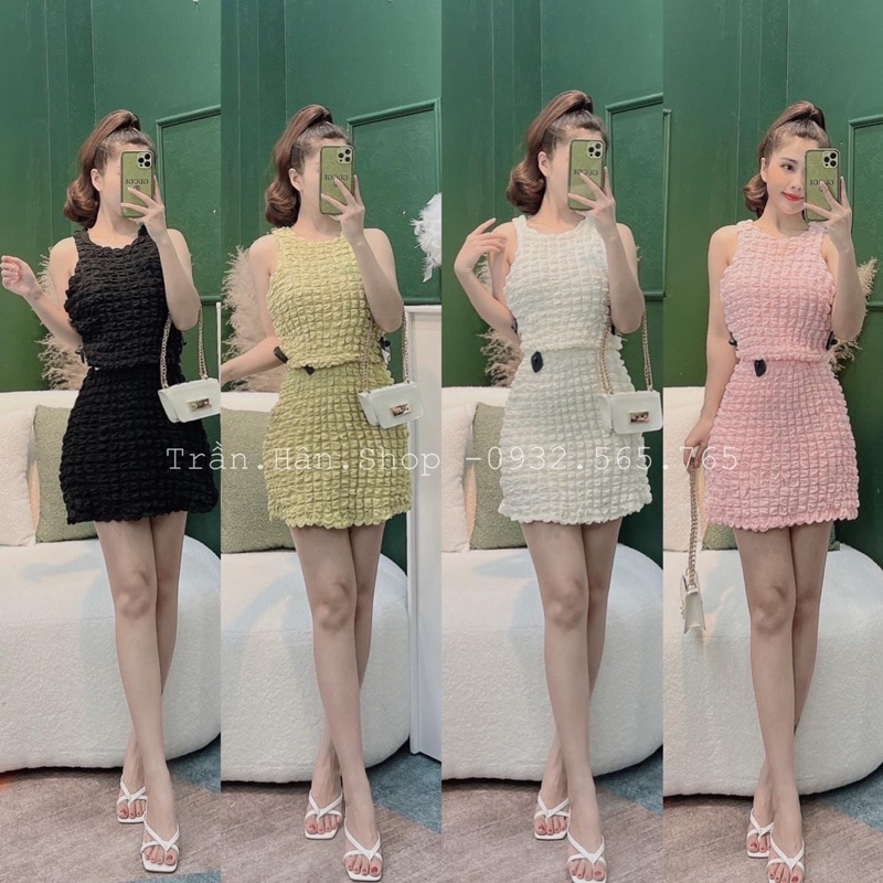 Set bộ croptop xốp khoá SN