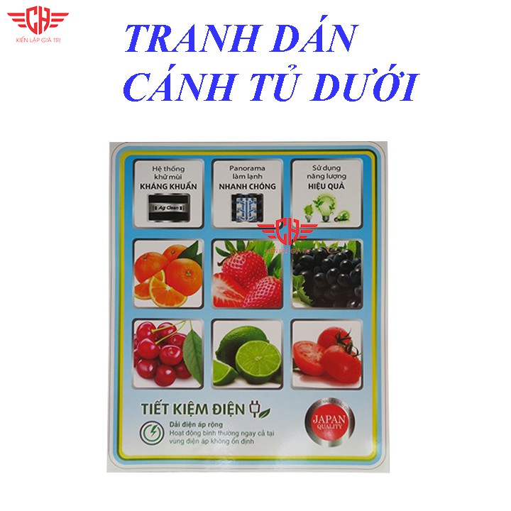 TEM DÁN TỦ LẠNH PANA MẪU 3