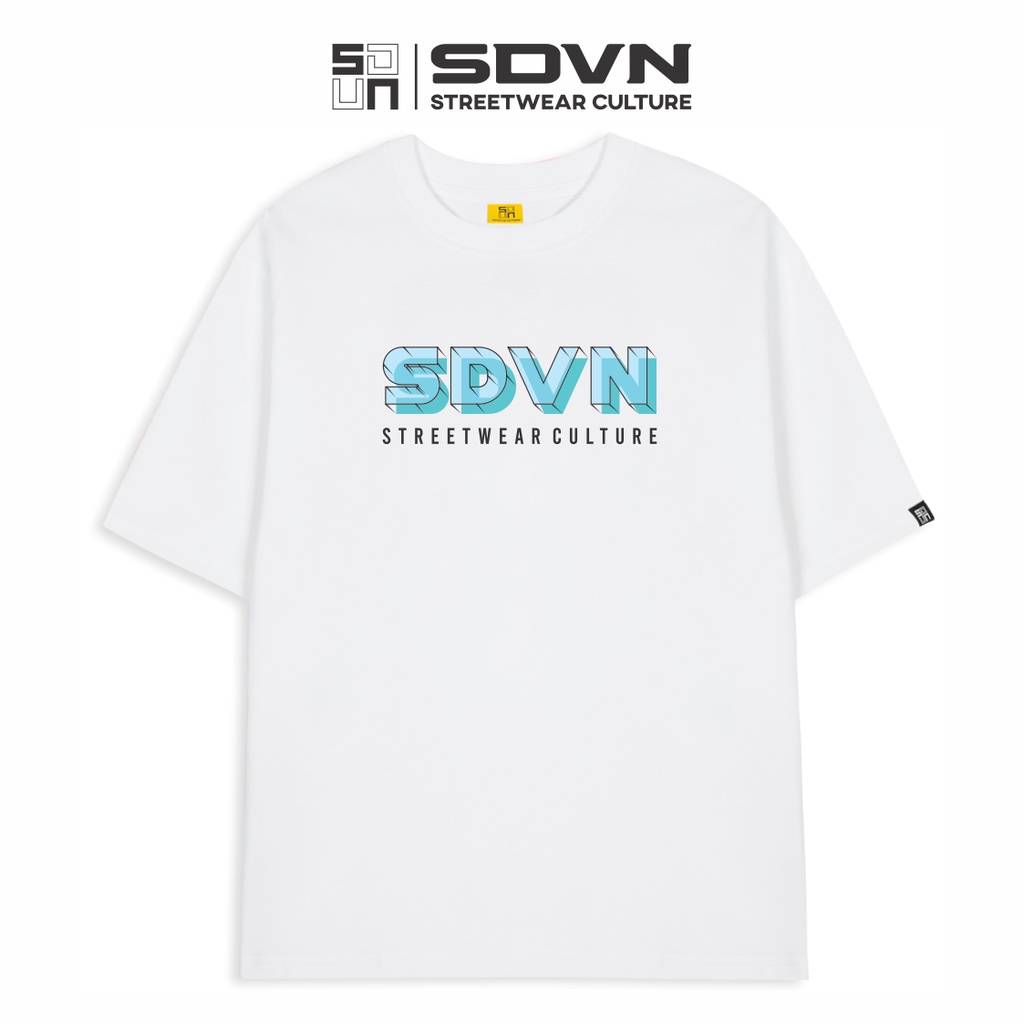 Áo Thun Unisex Nam Nữ SDVN Cube Logo
