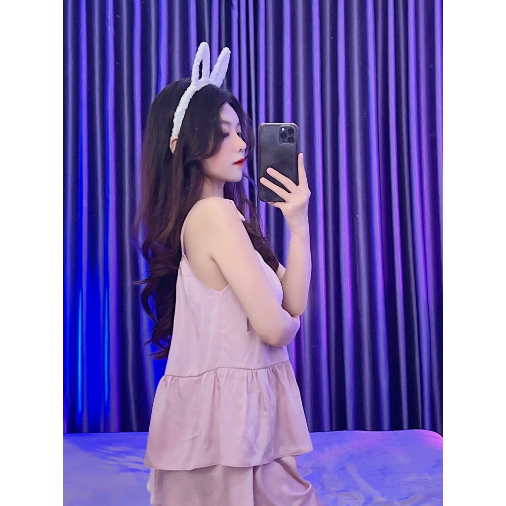 Sexy Forever Đồ Bộ Ngủ Cột Nơ Vai Karina
