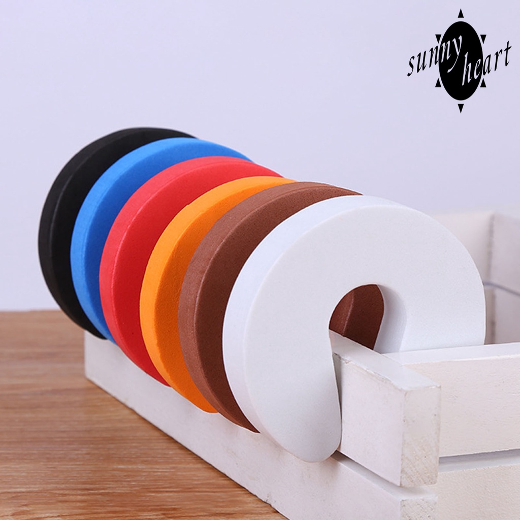 Set 4 Miếng Chặn Cửa Co Giãn Cao Không Dễ Rơi Bảo Vệ An Toàn Cho Trẻ Em