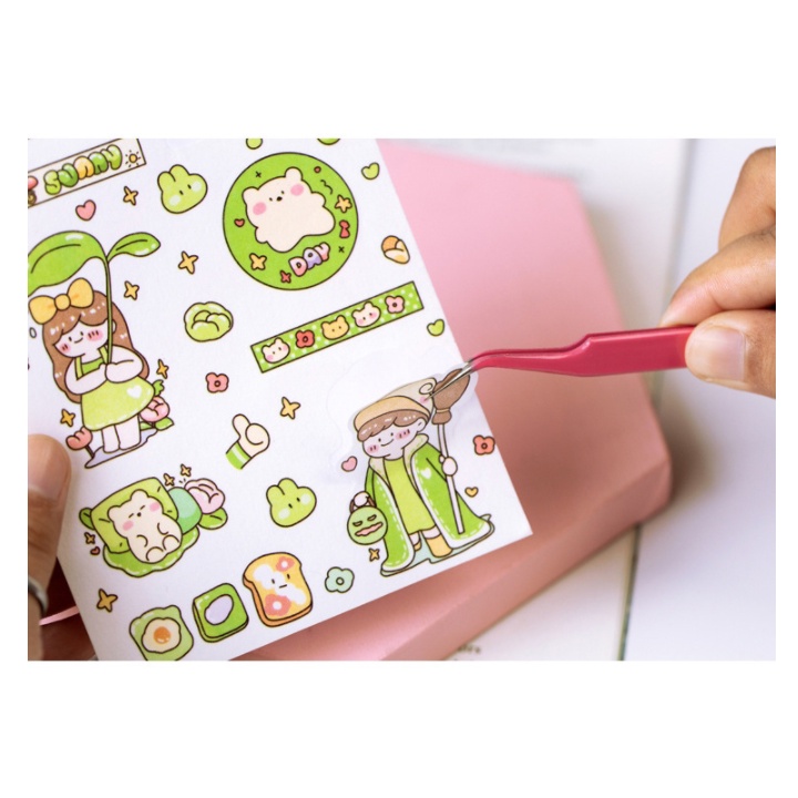 Nhip gắp sticker tone màu macaron tiện lợi xinh xắn