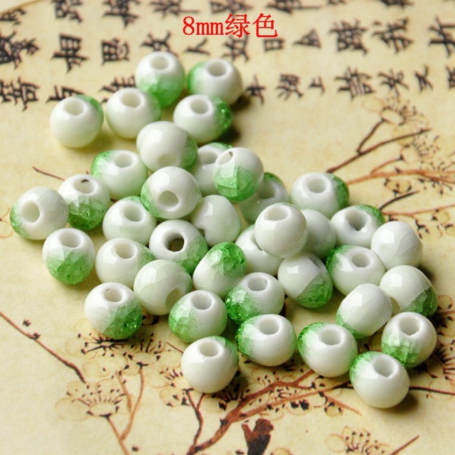 Gói 25 viên gốm lấp lánh 8mm