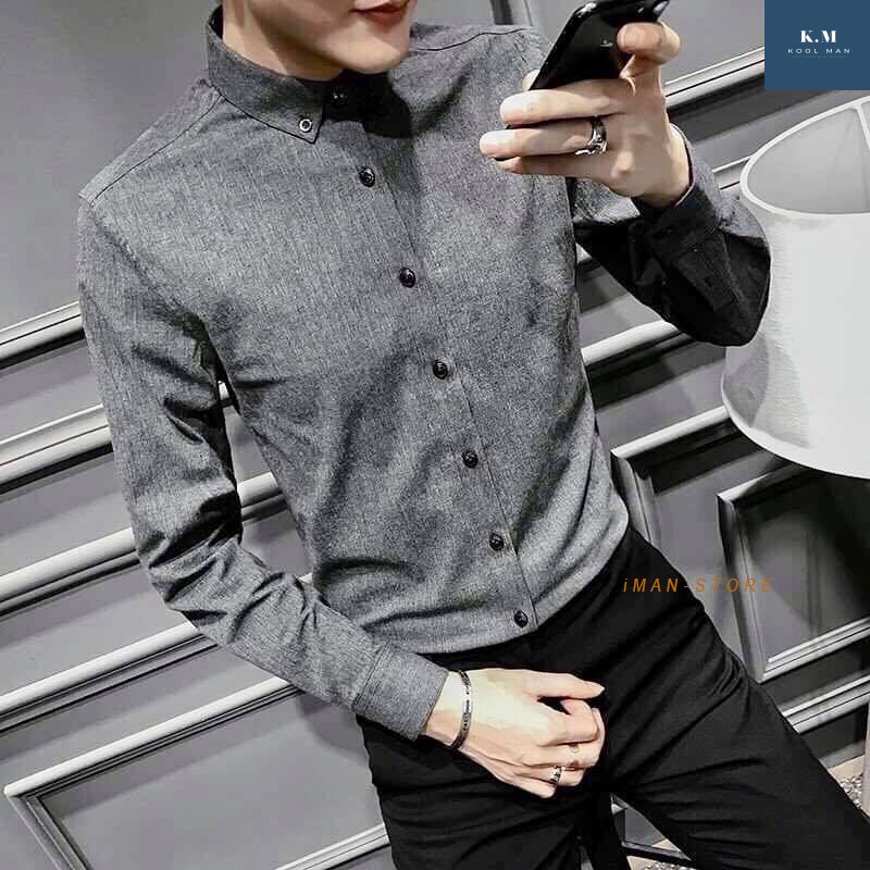 Áo Sơ Mi Nam Dài Tay VẢI ĐŨI Cao Cấp, Sơ Mi Nam Hàn Quốc Công Sở Chất Vải Đũi Bền ĐẸP, Thoáng Mát | BigBuy360 - bigbuy360.vn