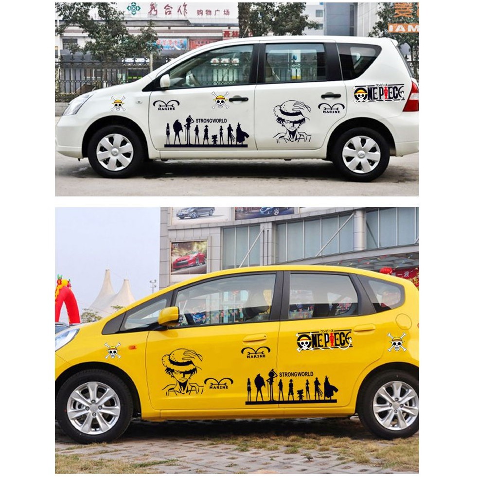 Decal hoạt hình One Piece - decal dán tường đảo hải tặc 3