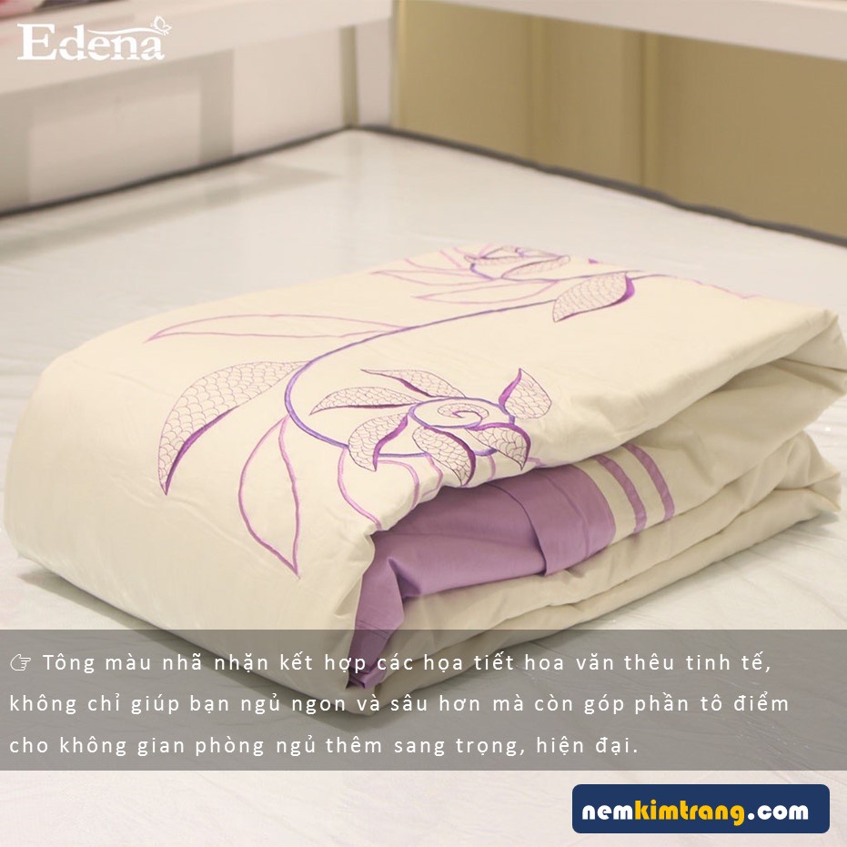 CHĂN hè  Cotton Solid Edena - CAO CẤP, CHÍNH HÃNG