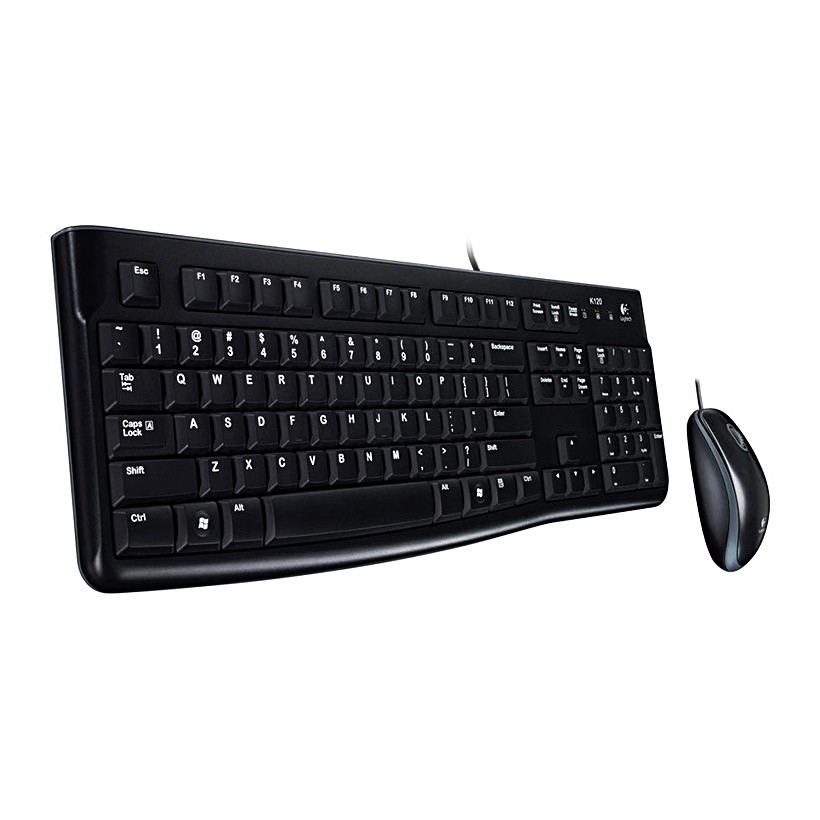 Bộ bàn phím chuột Logitech MK120 Đen