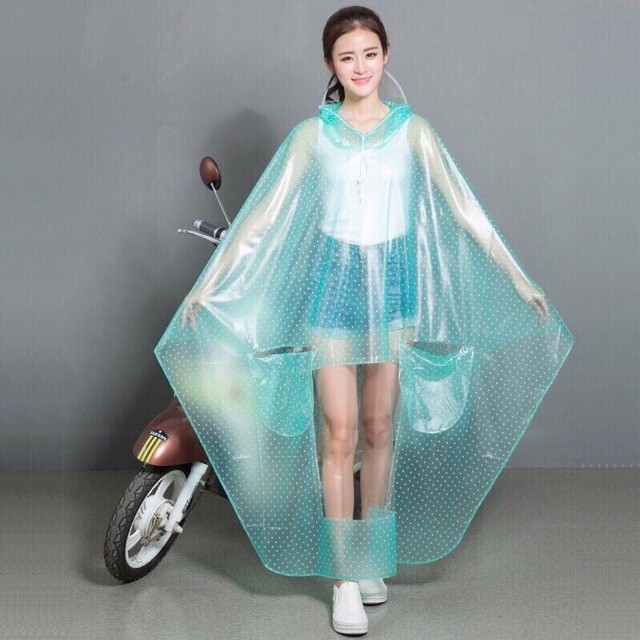 áo mưa chấm bi hàng đẹp