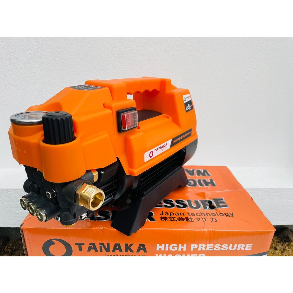 Máy rửa xe xách tay mini gia đình TANAKA T9 2500W - Có van chỉnh áp, bình bọt tuyết, siêu mạnh