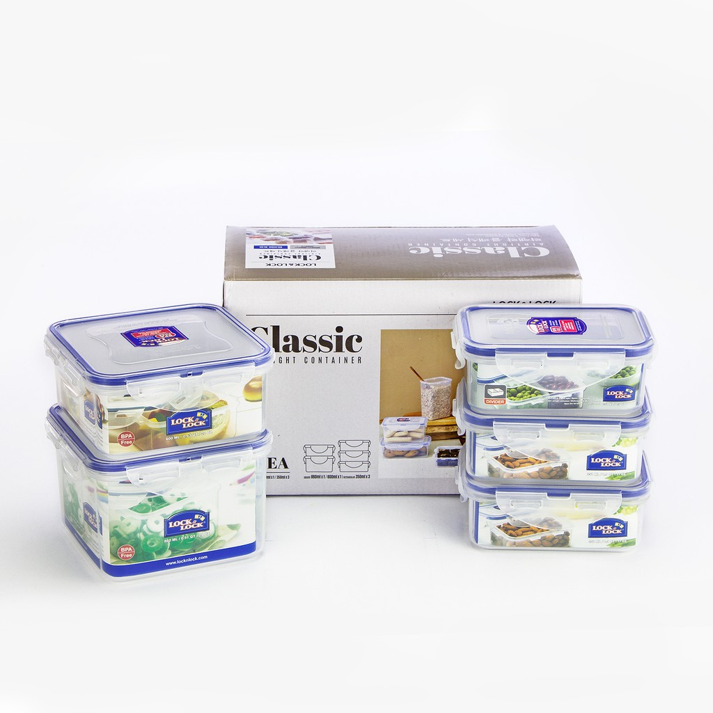 Bộ 5 hộp bảo quản L&L Classic (HPL806x2, HPL806Cx1, HPL854x1, HPL855x1) HPL855S5 | BigBuy360 - bigbuy360.vn