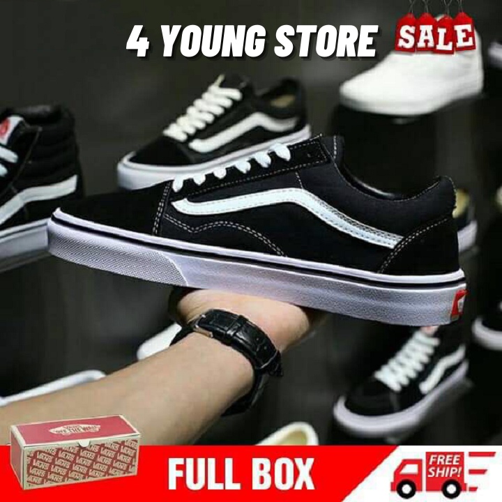 Giày thể thao V OLD SKOOL nam nữ thời trang phong cách Classic dễ phối đồ, giày sneaker nam nữ full box