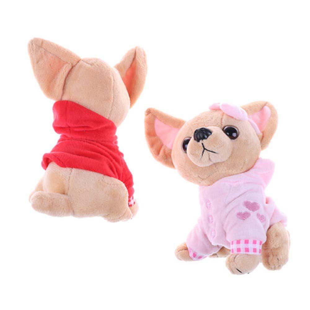 Chú Chó Chihuahua Nhồi Bông Dễ Thương 4 Màu Tùy Chọn