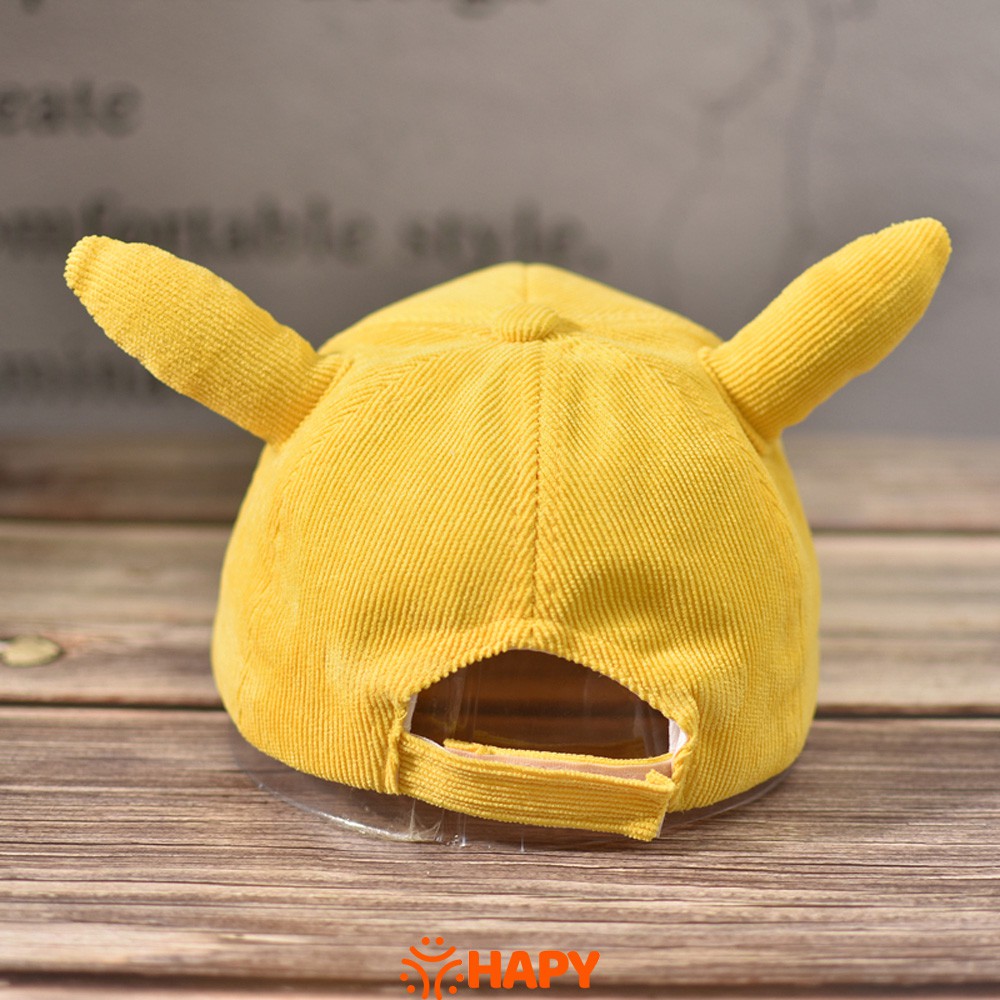 Mũ lưỡi trai mẫu hoạt hình Pikachu cho bé trai/gai