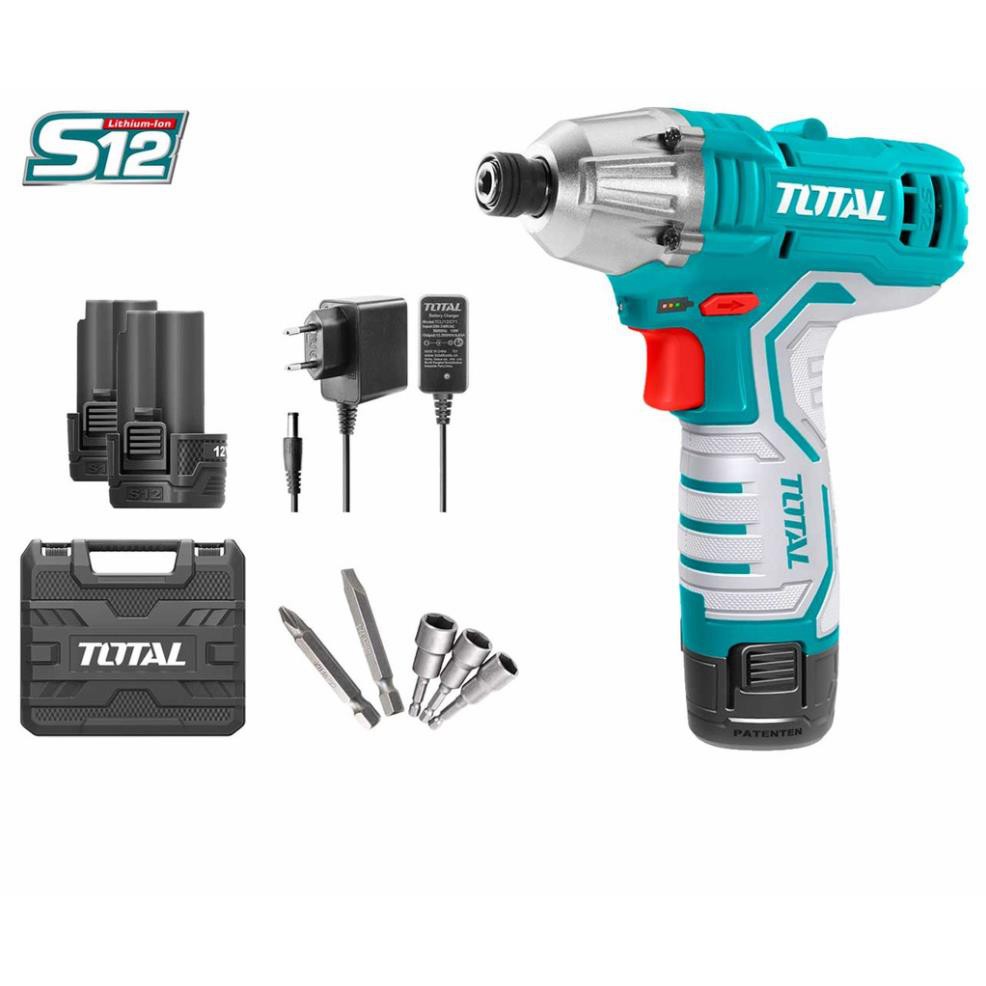 Máy vặn siết vít dùng pin sạc 12V (mã S12) TOTAL TIRLI1201