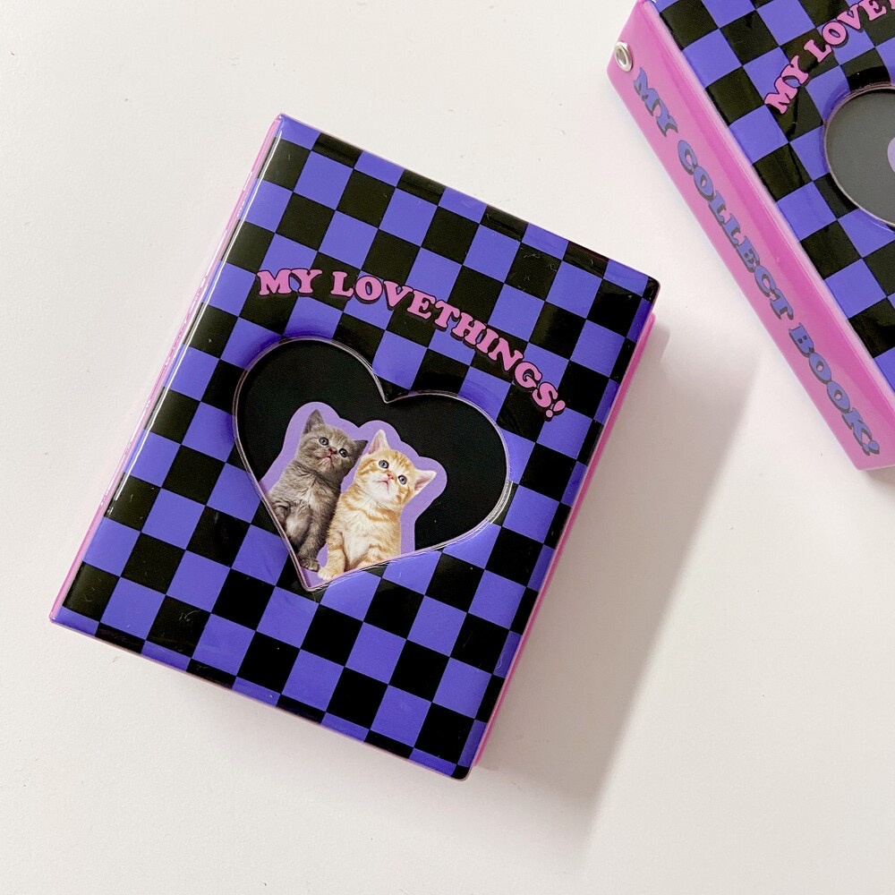 Collect Book/ Album kẻ sọc đựng thẻ/ ảnh in theo yêu cầu 16 ô đựng ảnh