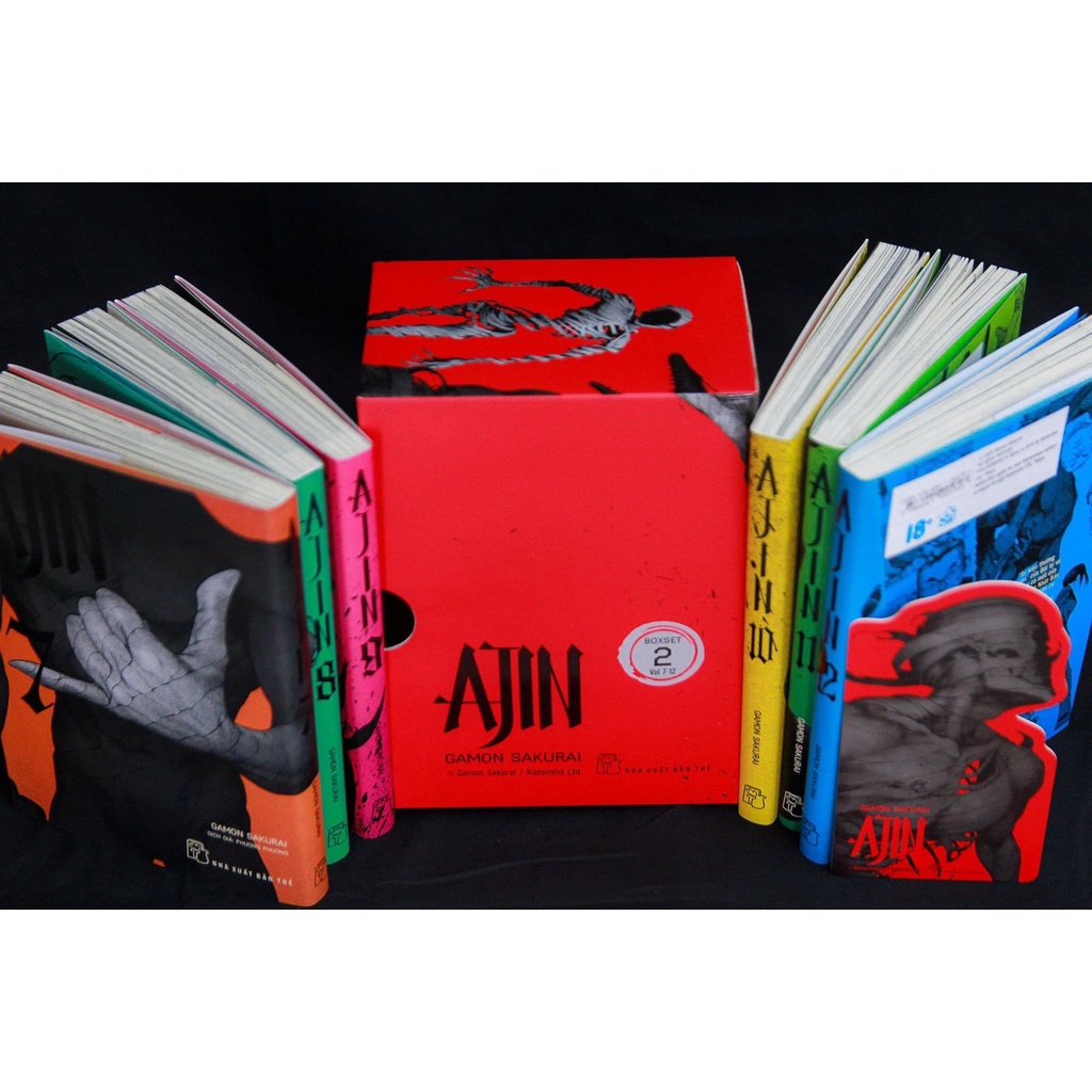 Sách - Ajin - BoxSet Số 2  - Tặng Kèm Bookmark - Sakurai Gamon