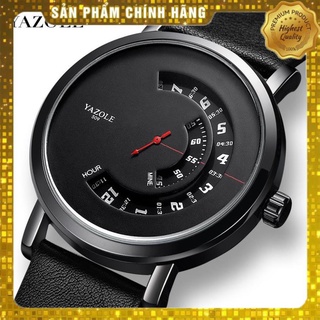 [UYTIN] Đồng hồ nam Yazole 509 510 518 519 dây da sang trọng, kim chạy dọc - CHÍNH HÃNG