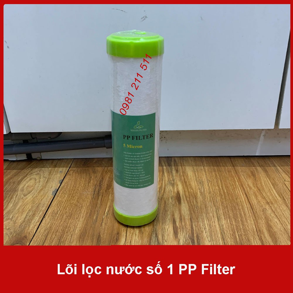 Lõi lọc nước số 1 PP Filter 5M dùng cho máy lọc RO