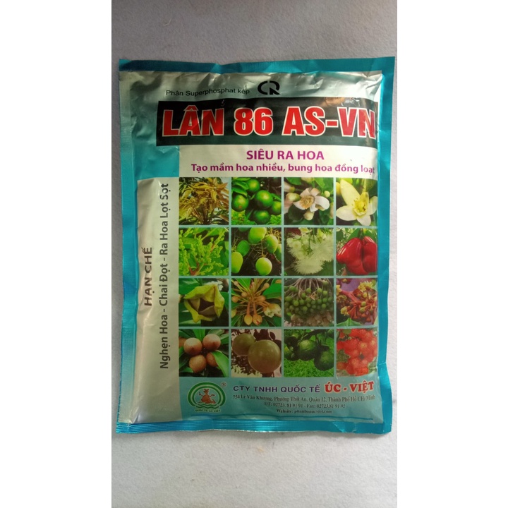 Siêu Lân 86% (H3PO3) Siêu ra hoa, ủ mầm hoa (gói 1kg) Hình thật sản phẩm , hàng mới nguyên tem , giao hàng toàn quốc. Th
