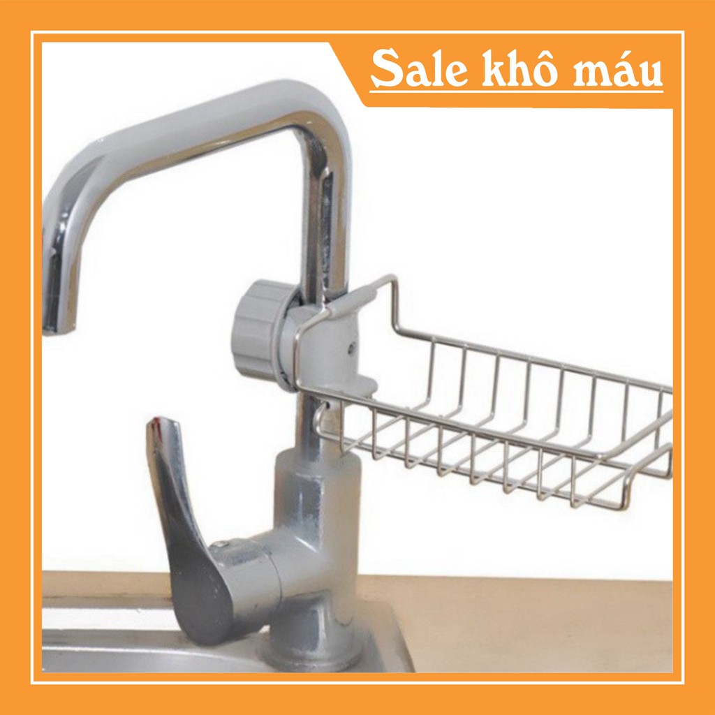 KỆ INOX GẮN VÒI RỬA BÁT CHỈNH NHIỀU TƯ THẾ