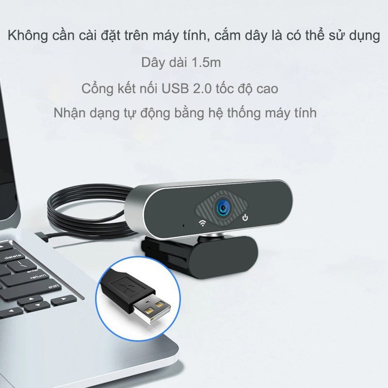 Webcam Xiaomi Xiaovv 6320S 1080p FullHD Rõ nét Chân thực Kết nối qua cổng USB