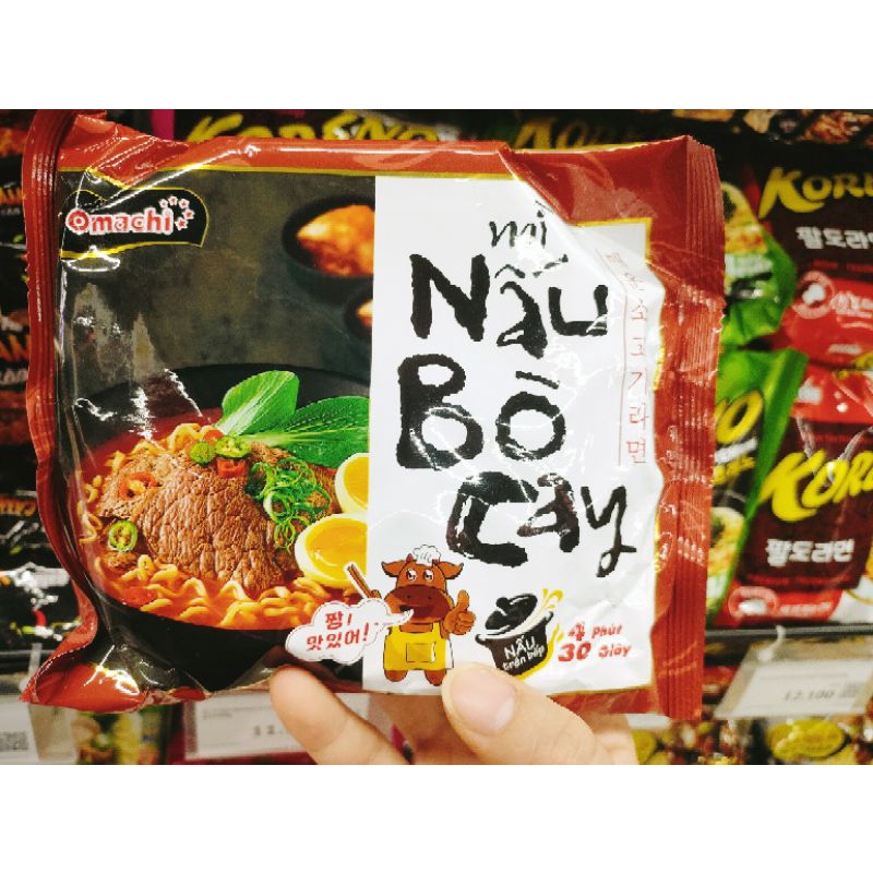 MÌ OMACHI 102 BÒ NẤU DƯA CHUA,MÌ NẦU BÒ CAY,KAY A KAY ,rẻ vô địch