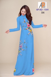 Vải áo dài hoa eo