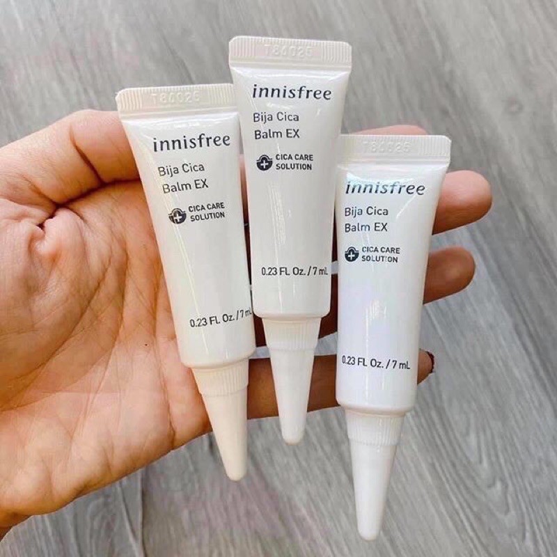 (MINISIZE 7ml) Kem Chấm Mụn Innisfree Bija Cica Balm EX 7ml