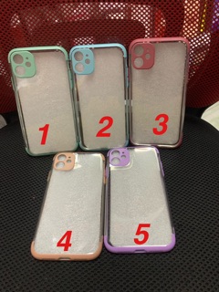 Ốp lưng iPhone 11 viền màu bảo vệ camera