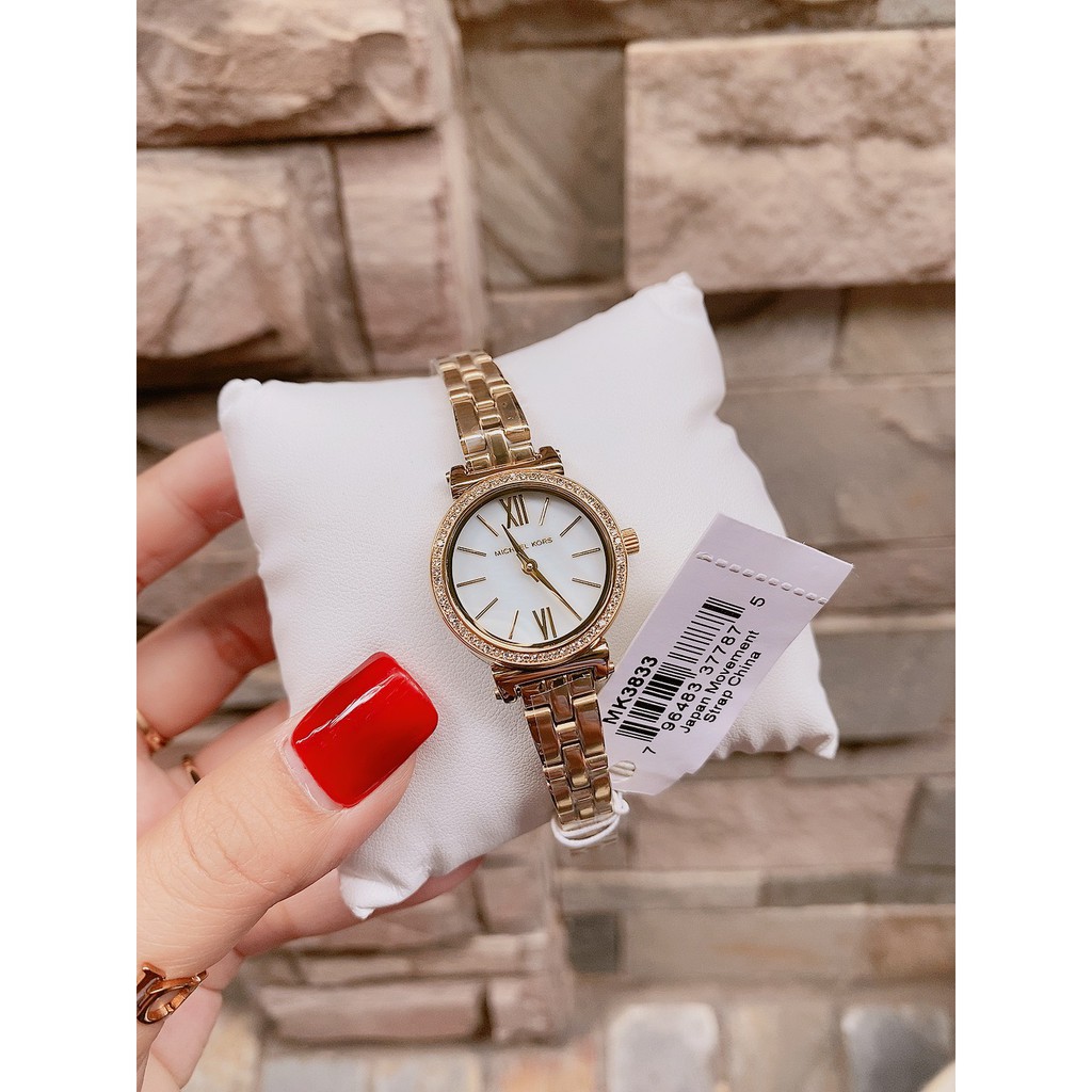 Đồng hồ nữ michael kors petite mini mk3834,3833 size 26mm nhỏ nhắn