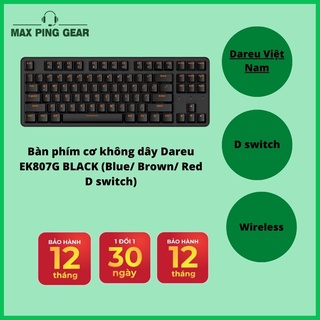 Bàn phím cơ không dây Dareu EK807G White/Black (Blue/ Brown/ Red D switch)