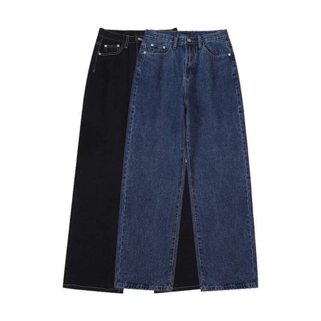 Quần jeans suông dáng dài TOKI | BigBuy360 - bigbuy360.vn