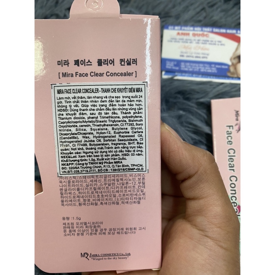 BÚT CHE KHUYẾT ĐIỂM,TẠO KHỐI MIRA FACE CLEAR Concealer | BigBuy360 - bigbuy360.vn