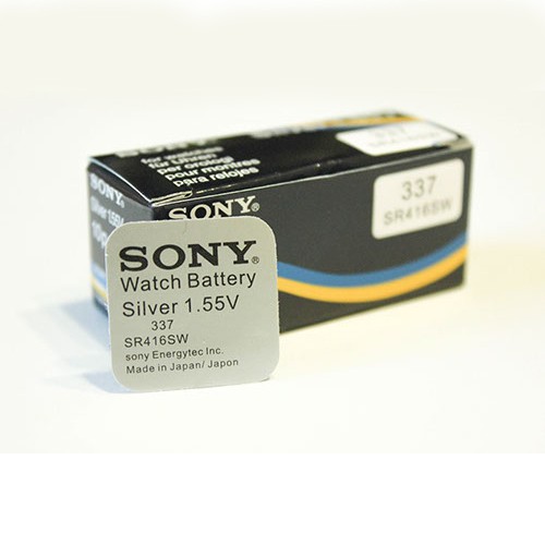 Pin Sony 337/ SR416SW dành cho đồng hồ kim 3 kim (Loại tốt - Giá 1 viên)