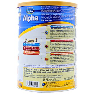 Sữa Dielac Alpha Step 3 900g