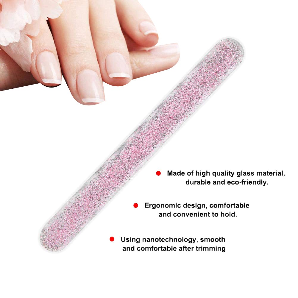 Dũa móng thủy tinh nano mini kèm hộp đựng