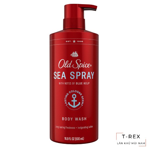 [NEW] Sữa Tắm Old Spice Sea Spray With Notes Of Blue Kelp 500ML