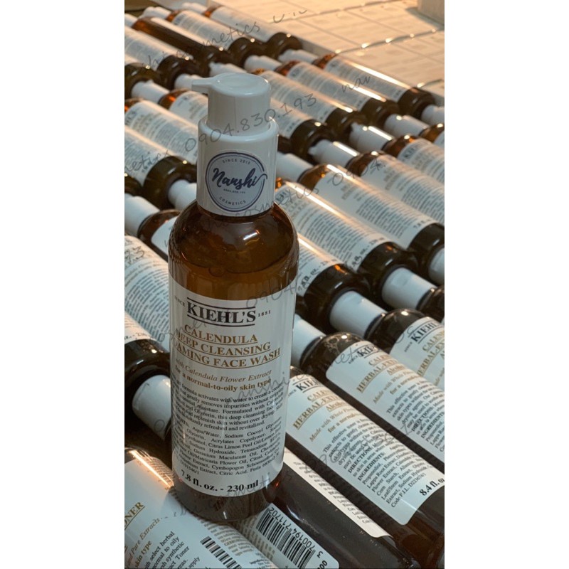 [DUTY FREE] Sữa Rửa Mặt Hoa Cúc Kiehl’s Calendula Deep Cleansing Foaming Face Wash 230ml | BigBuy360 - bigbuy360.vn