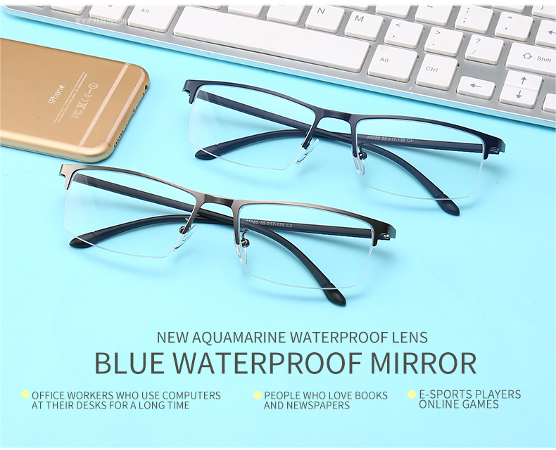 Kính đọc sách chất lượng cao chống ánh sáng xanh nam