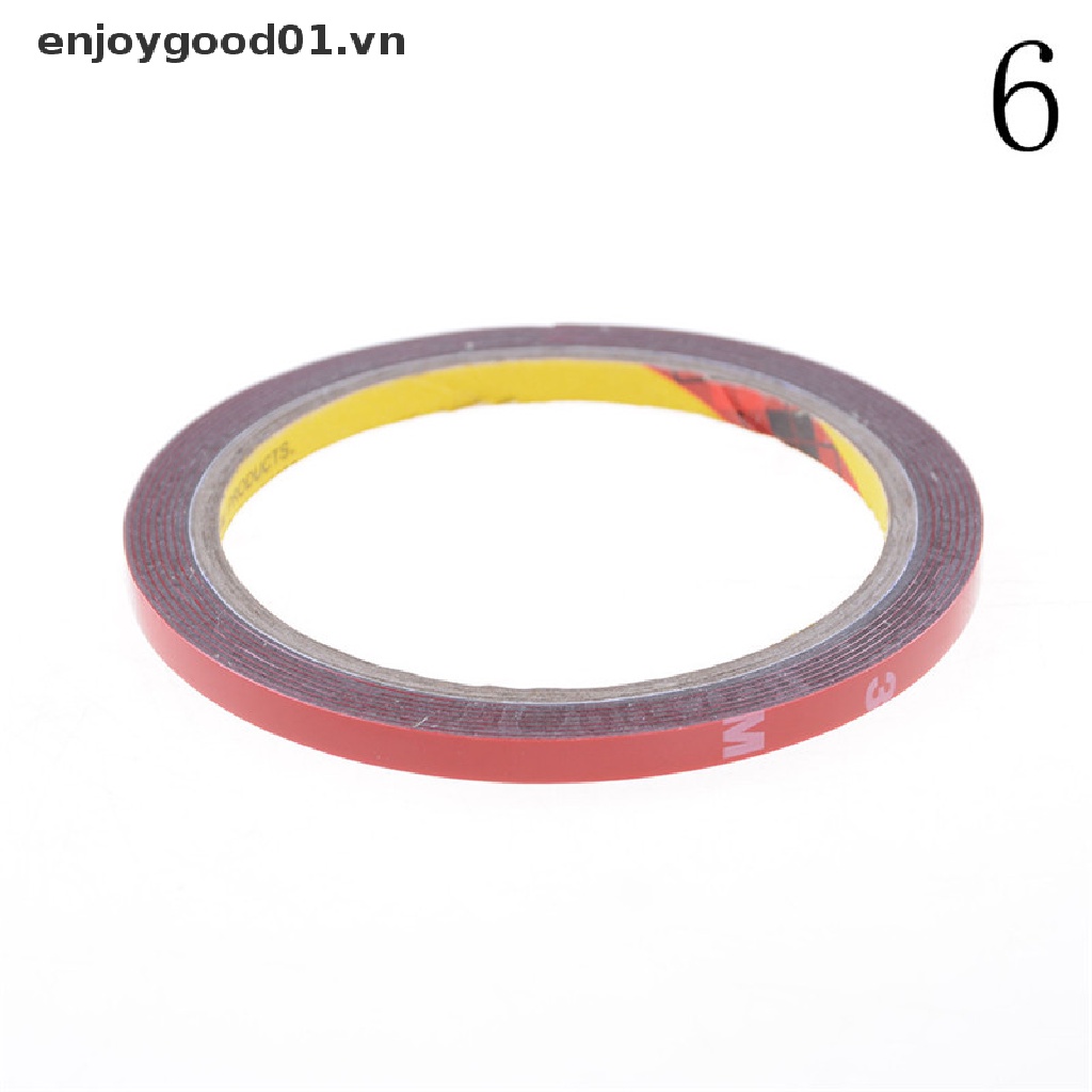 1 miếng dán hai mặt bằng xốp màu đỏ độ bền cao cho xe hơi xe tải