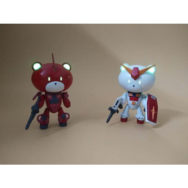 Mô hình nhựa lắp ráp SD HG zaku RX78 petit Beargguy ms06 có led