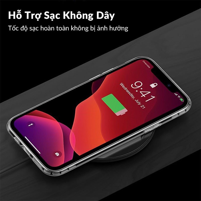 Ốp Lưng Trong Suốt Baseus Airbag Chất Liệu Silicon Túi Khí Chống Sốc 4 Góc Dành Cho Ip 11 Pro Max