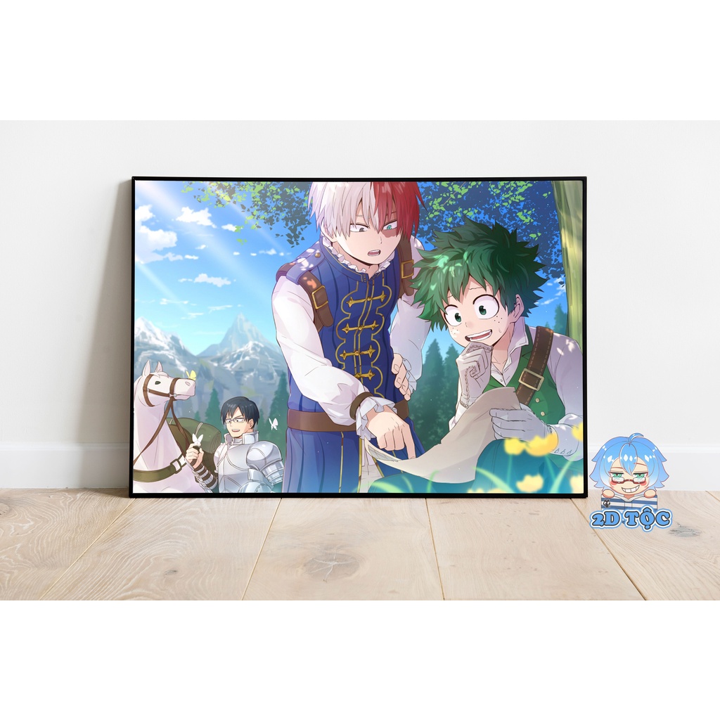 Tranh poster A3 giấy chất lượng cao Todoroki Shoto (11) Anime Manga Boku no Hero Academia - 2D Tộc Shop