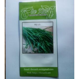 Hạt giống hẹ lá The Xanh Garden Supply