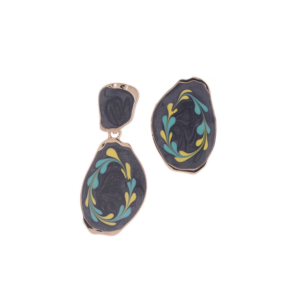 Khuyên Tai Bạc S925 Hình Vòng Hoa Phong Cách Retro Cá Tính