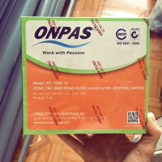 {Sale}Công tắc điện phao nước cao cấp ONPAS