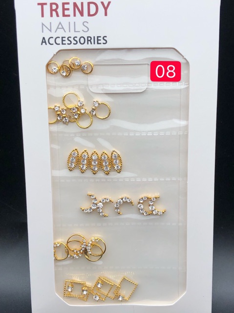 phụ kiện đá trang trí móng hot mới