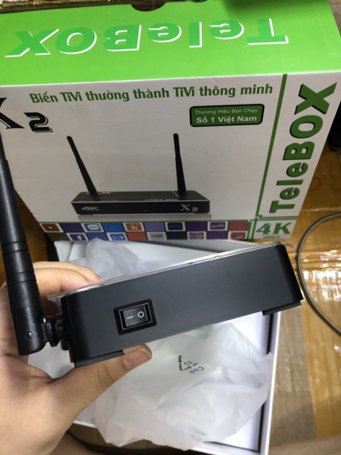 [VM] - Tivi Box Tele Box X2 thông minh.