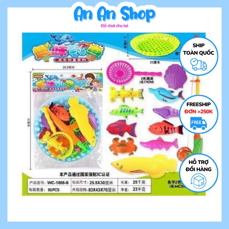 Bộ câu cá đồ chơi nam châm cho bé đồ chơi trẻ em